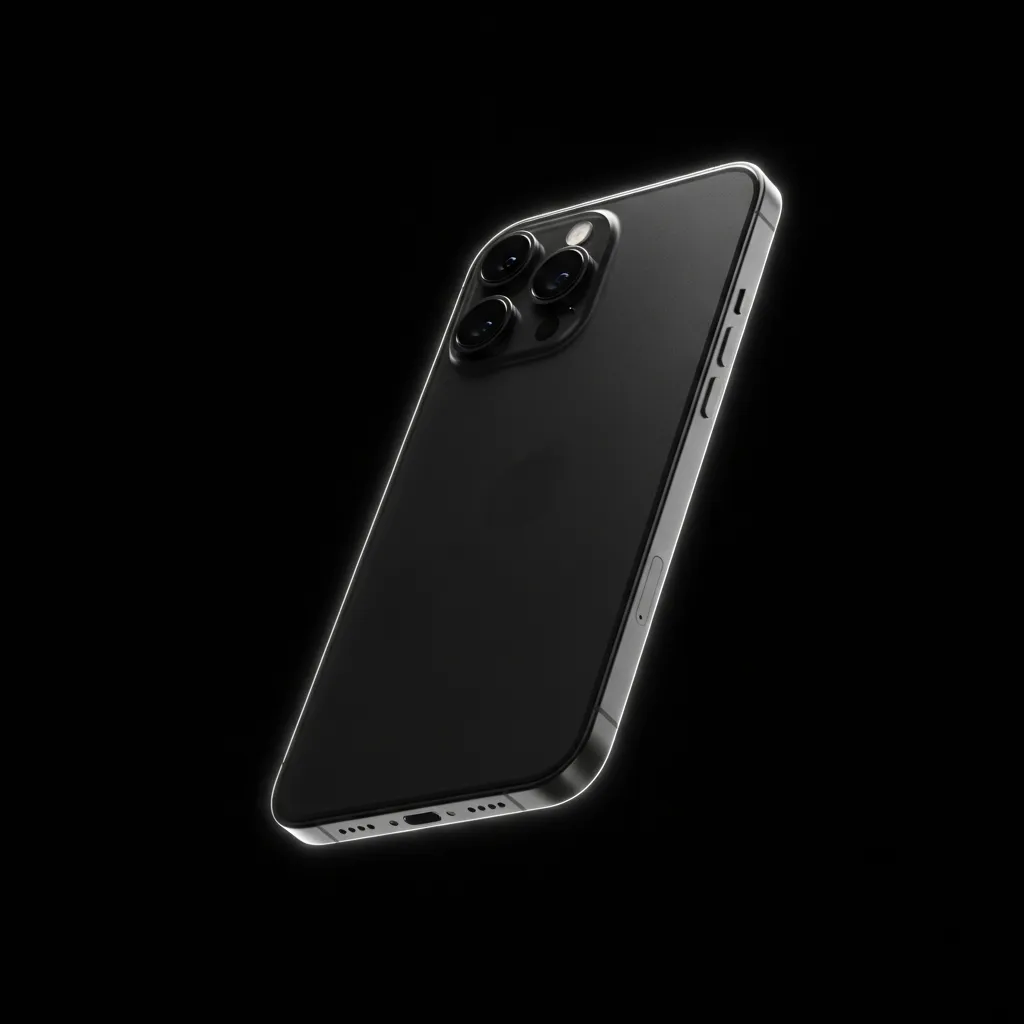 Smartphone Lumen One em fundo preto